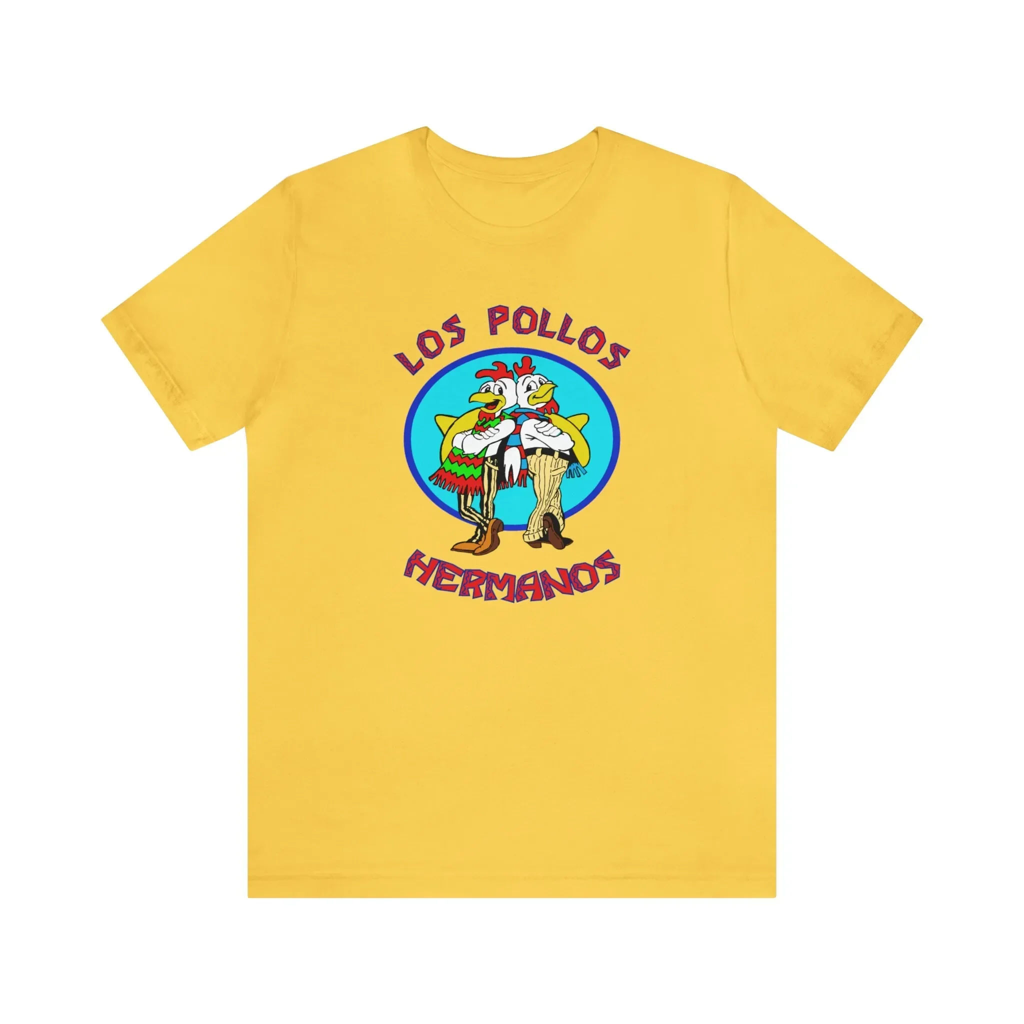 Pollos Chicken Brothers T Shirt Breaking B TV Show Gus Frig Better Call S