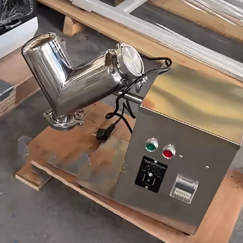 Milking Machine - Mezcladora de Polvo Tipo V Pequeña