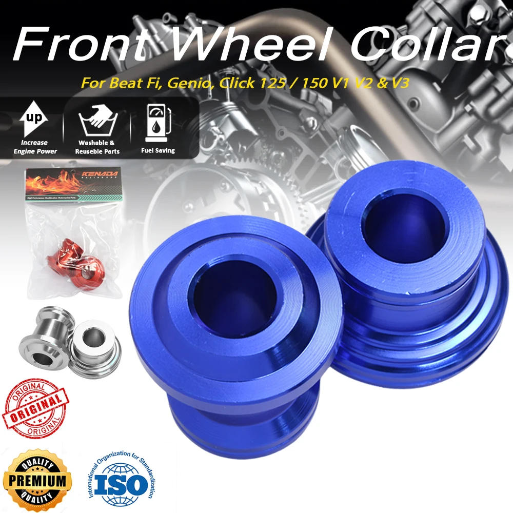 

For Beat Fi, Genio, Click 125 / 150 V1 V2 & V3 Front Wheel Collar/Bush Tayar Depan
