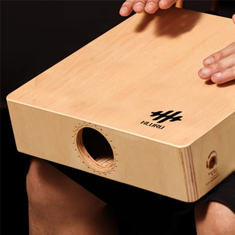 

A99I-HLURU Cajon Drum For Trave Wooden Drum Music Drum Kahong Drum Instrument Travel Drum Professional Percussion Instrument