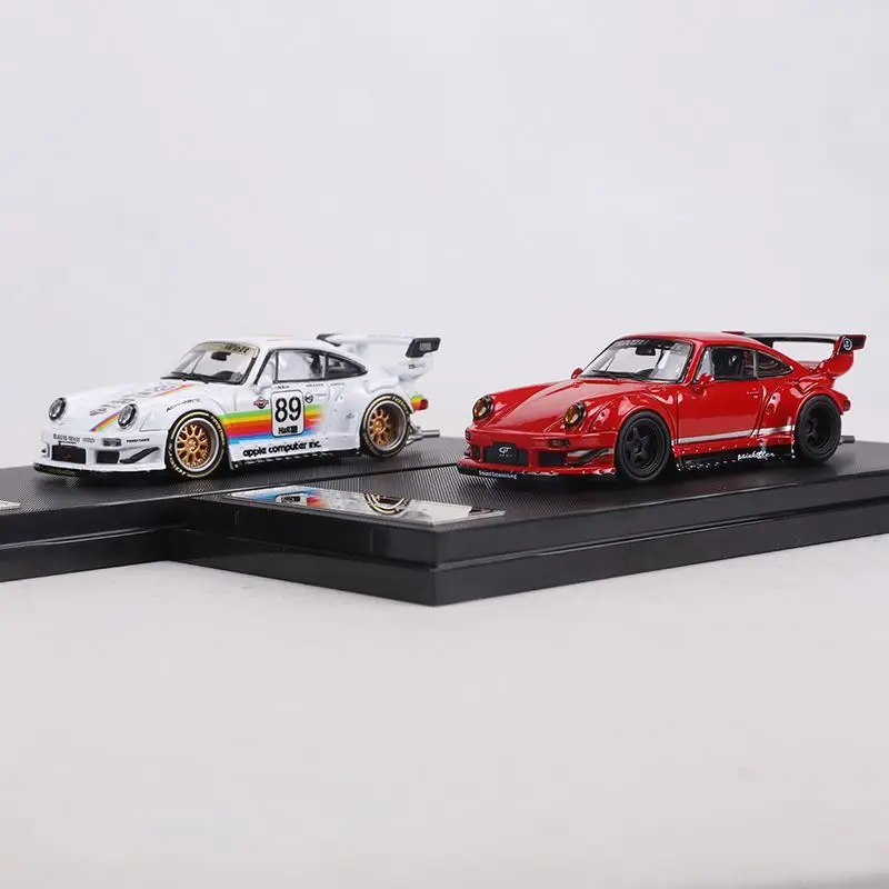 

Звездная модель 1:64 RWB 930 GT, легкосплавный автомобиль, литье под давлением и игрушечный транспорт, модель автомобиля, миниатюрная масштабная модель автомобиля, игрушки для детей