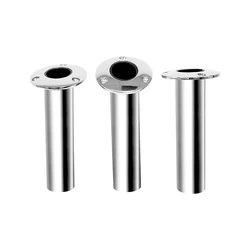 Marine Boat Cast Heavy Duty 316 Stainless Steel Flush Mount Fishing Rod Holder 15°/30°/90° yacht accessories