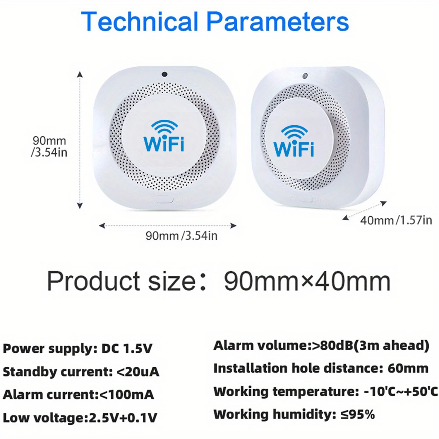 PGST Tuya WiFi Smart Rookmelder Brand Rookmelder Rook Kamer Combinatie brandalarm Home Security System Brandweerman
