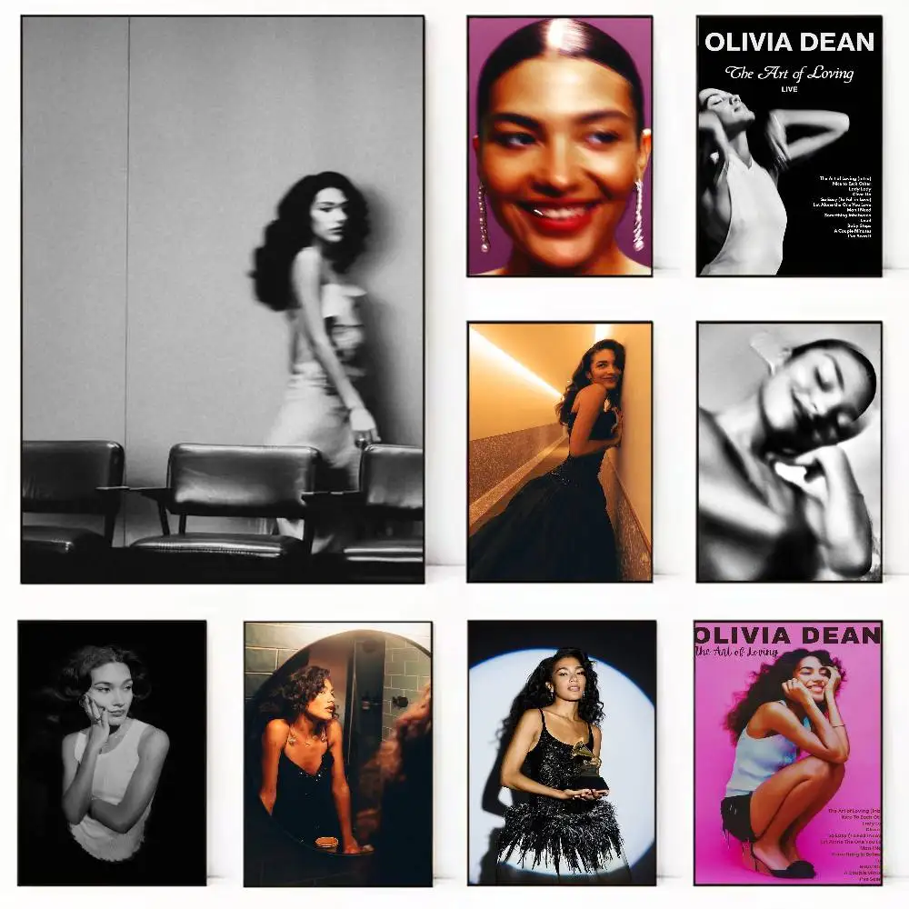 O-livia dean T-the art of loving Poster HD Self Adhesive Waterproof Wall Art Ideal for Home Office Dorm Gift