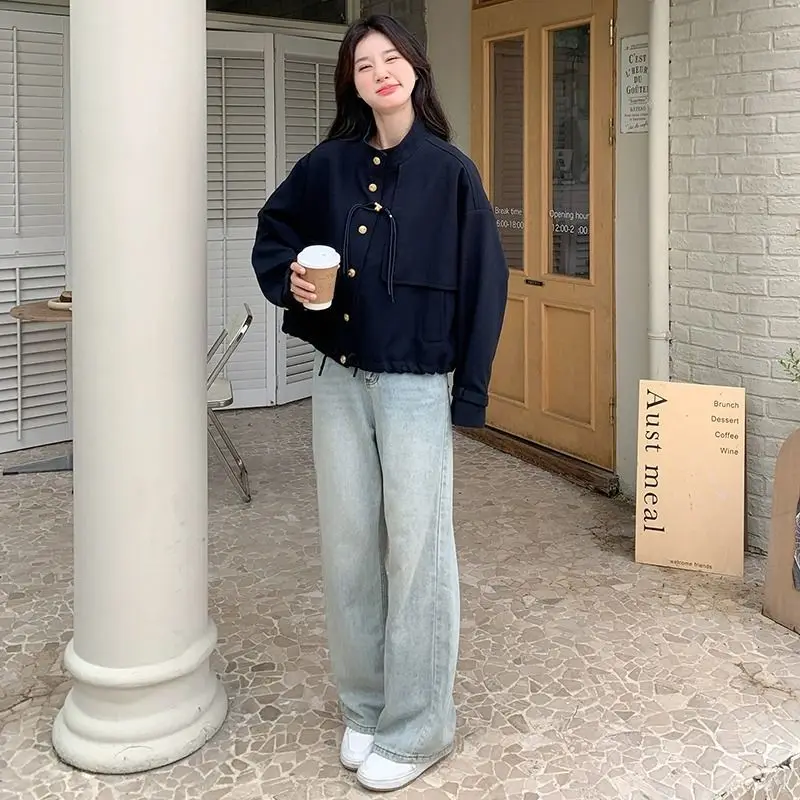 

Шикарные и элегантные женские куртки, женские куртки на молнии в готическом стиле для колледжа, милые, темные, уникальные абрикосовые, для похудения, в римском стиле, классические