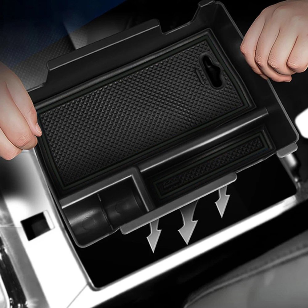 Car Console Divided Storage Organizer for Alfa Romeo Stelvio Giulia 952 Tonale Armrest Storage Box Auto Interior Accessories