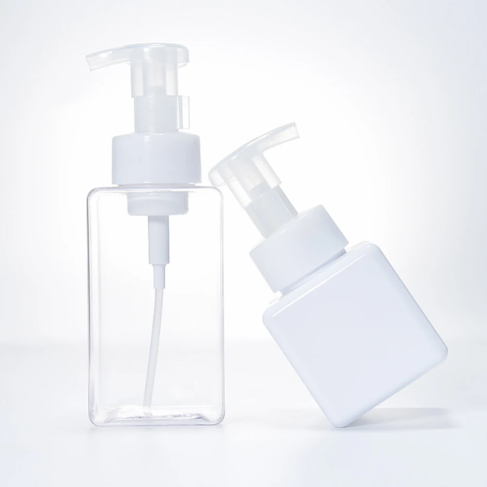 

4pcs 650Ml Lotion Emulsion Wash Shampoo Pump Travel Bottle Pp Petg Reusable Refillable Portable For Home Hotel White