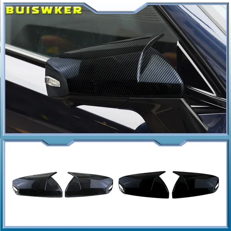 

ABS Carbon Fiber Rearview Mirror Reverse Mirror Cover Shell Modification For Changan sl03