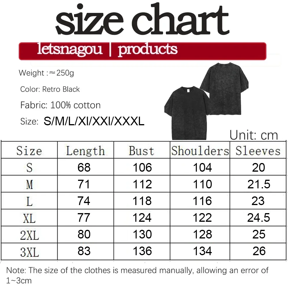 SOVOB Luxus Marken Anime Fullmetal Alchemist Acid Printed Retro Harajuku Style Fashion Streetwear Performance Mens T-Shirts