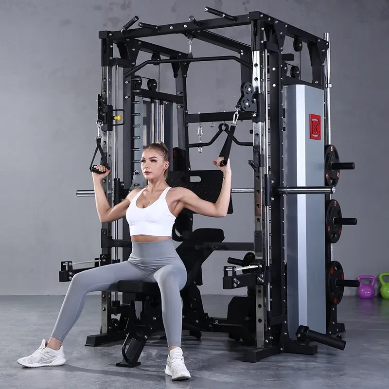 

Newest Man Muscle Gym Trainer Kickboard Weightlifting Squat Training Gantry Household Bird Fitness Rack