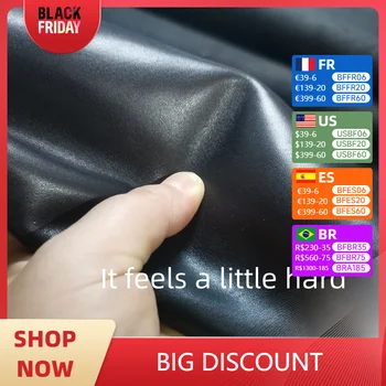 1.1mm Black. Plain Cowhide. First Layer Leather. Real Leather Fabric. Handmade DIY For Shoes. Bag. Full-Sheet Cutting
