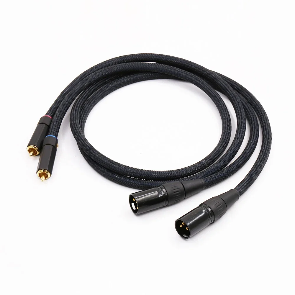 

Audiocrast A10 посеребренный аудиокабель RCA «папа» на XLR «папа» HIFI 2RCA на 2XLR «папа» сбалансированный кабель