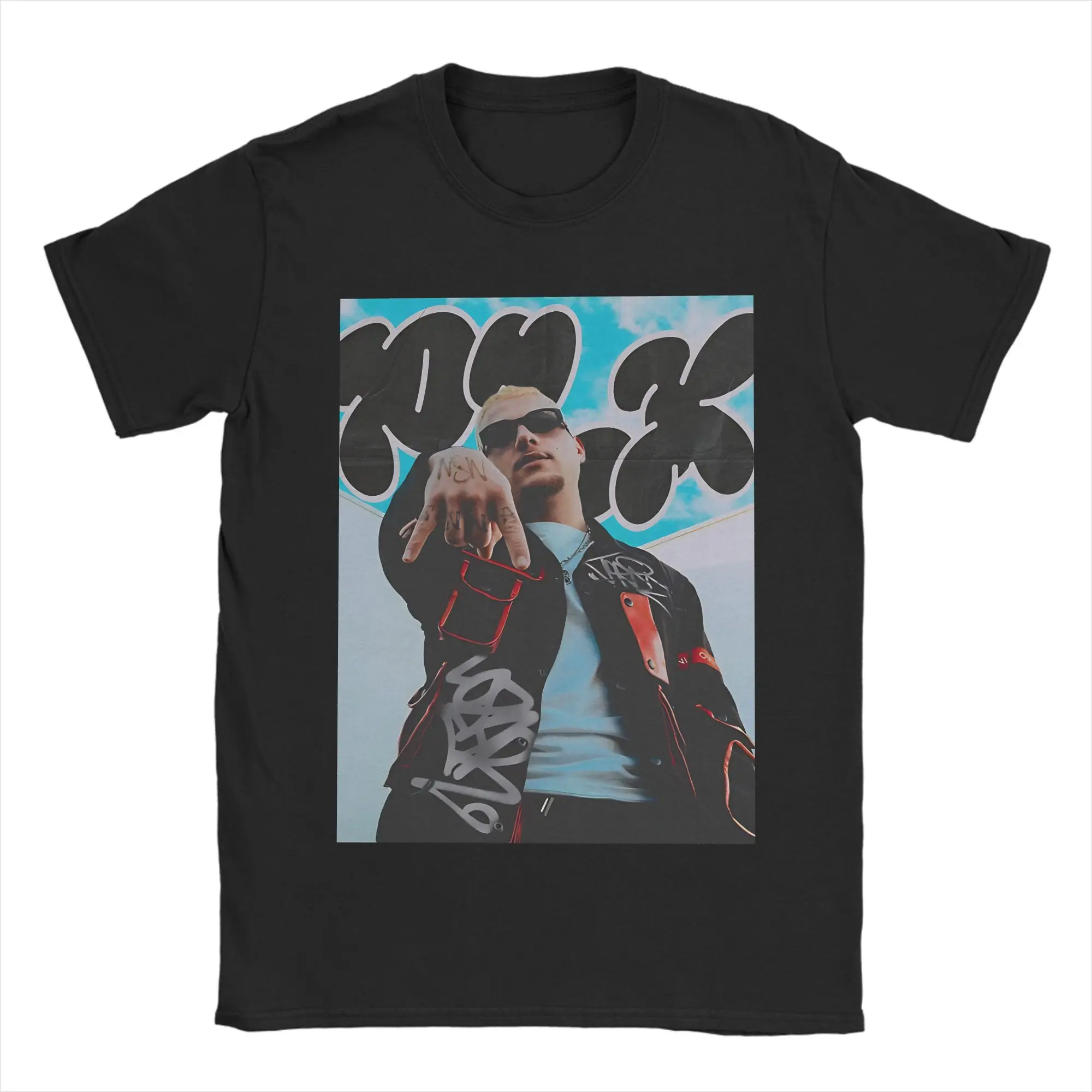 

Men's T-Shirt Rapper PLK Vintage 100% Cotton Tee Shirt Short Sleeve T Shirt O Neck Clothing New Arrival