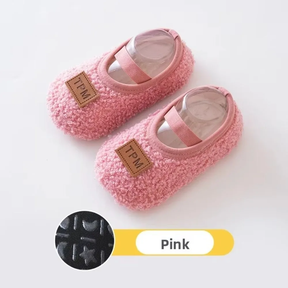 

Модные осенне-зимние детские тапочки с нескользящей мягкой подошвой, носки-тапочки для малышей, домашняя обувь для мальчиков и девочек