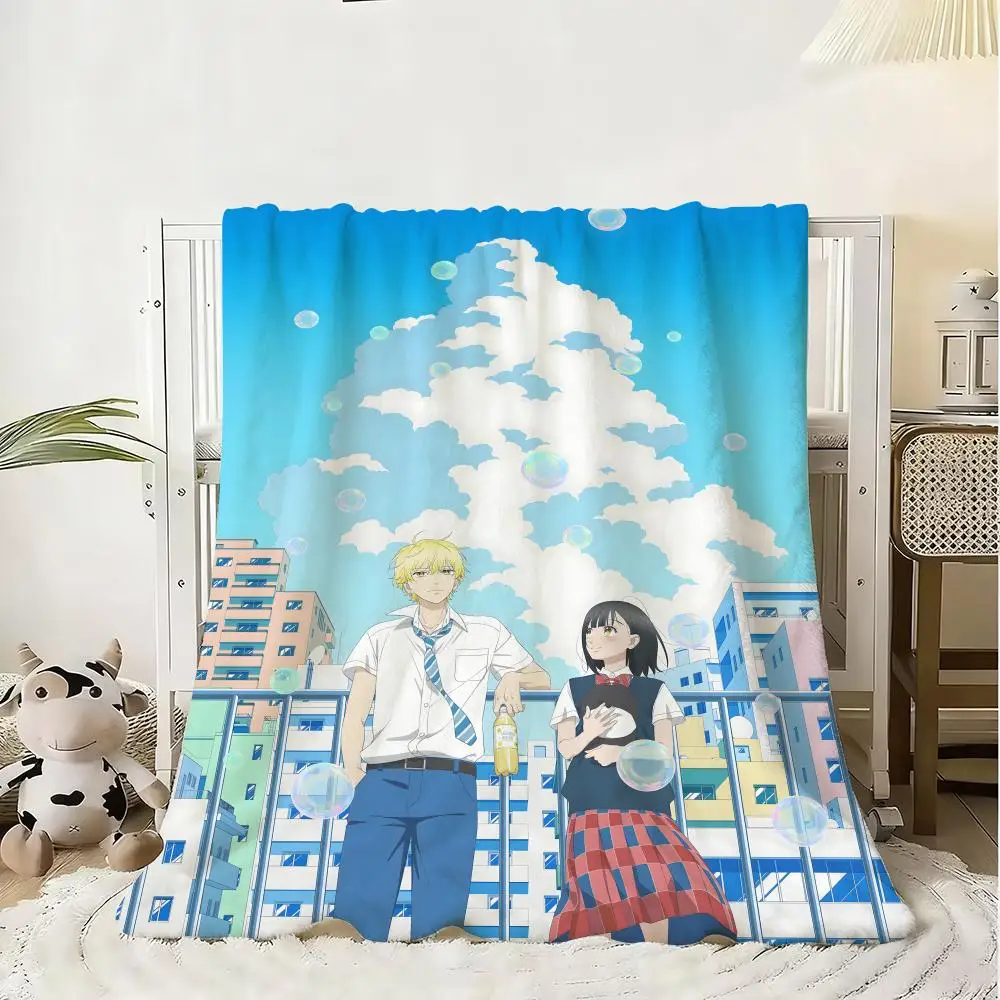 Аниме H-Honey L-Lemon Soda пледы фланелевое пушистое мягкое одеяло теплое приятное для кожи пледы для дивана-кровати офиса сон зима