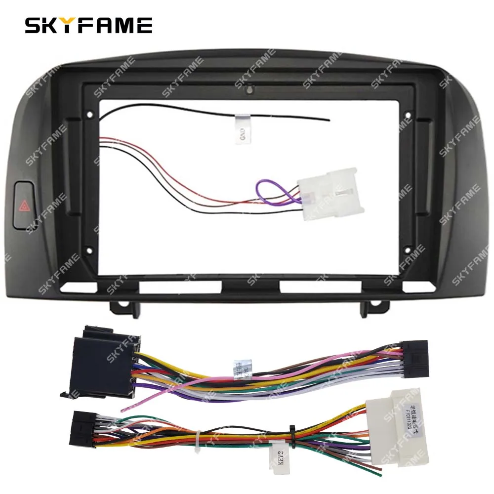 SKYFAME Car Frame Fascia Adapter Android Radio Dash Fitting Panel Kit For Hyundai Sonata NF