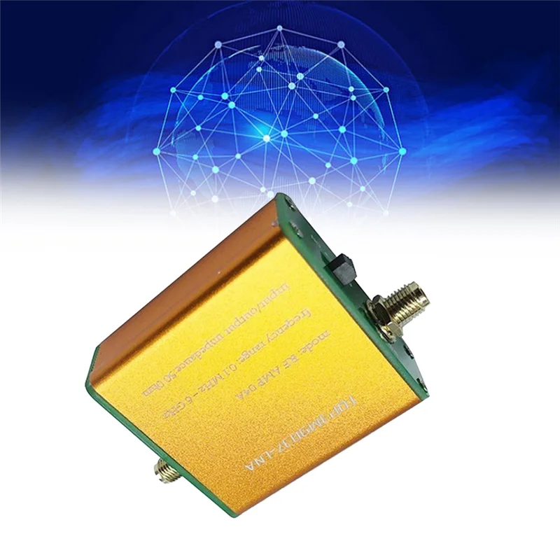 Portable Multifunction Full Band Low Noise Amplifier 100K-6GHz Preamplifier Radio Antenna Amplifier