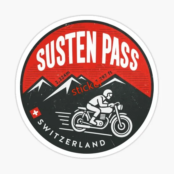 

Susten Pass Furka Pass Switzerland Car Stickers DIY Creative Decal Scratch-Proof Windows Graphics Car Goods