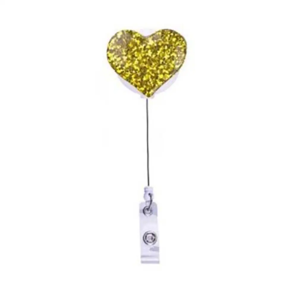 

Durable Nurse Doctor ID Card Business Card Heart Badge Holder Badge Holder Clip Name Tag Holder Work Card Holder Clip