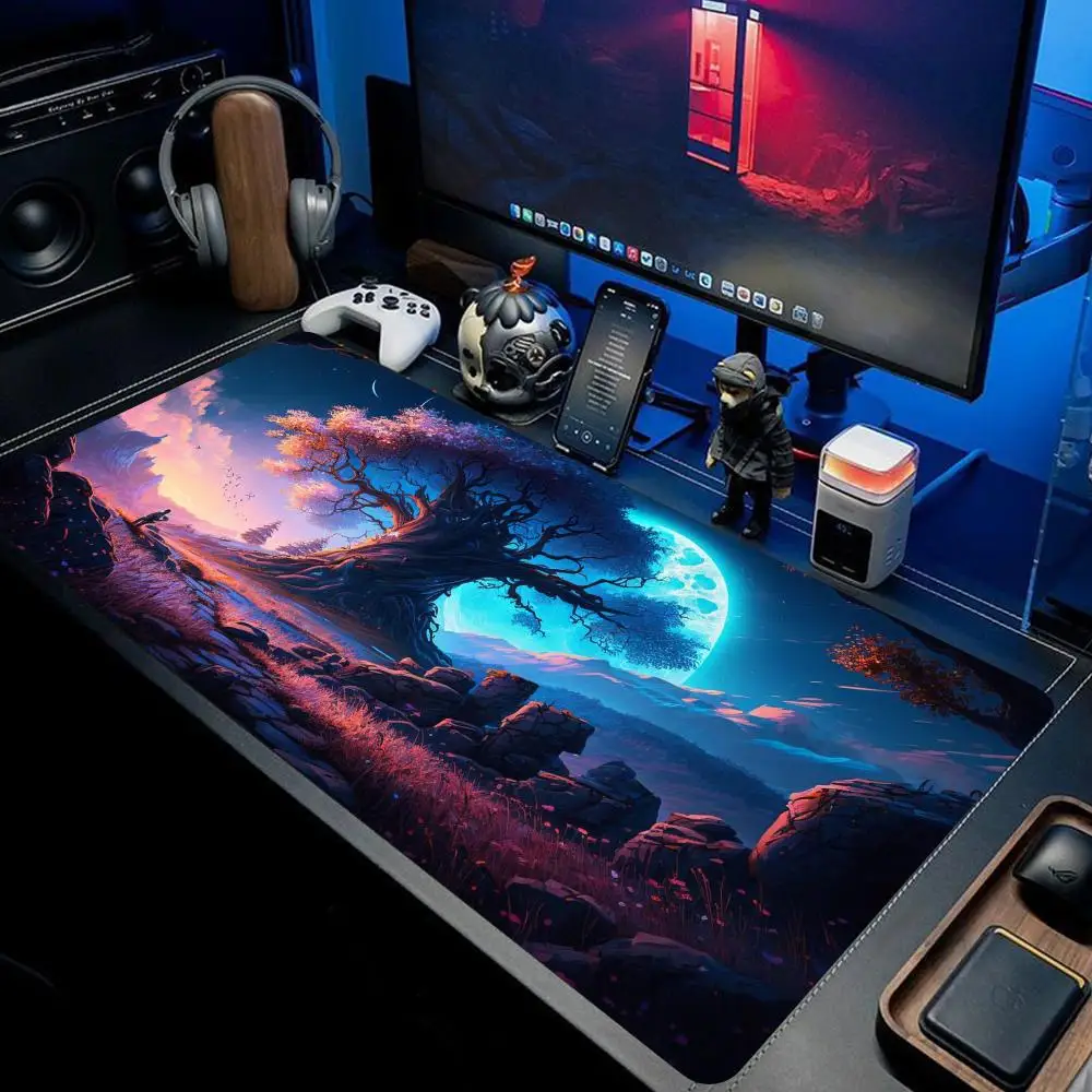 

'XAXC' Mouse Pad High-end E-sports Mouse Pad Mouse Pad RGB Mouse Pad LED Pc Large Student Writing Pad Gamer Luminous Desk Ma