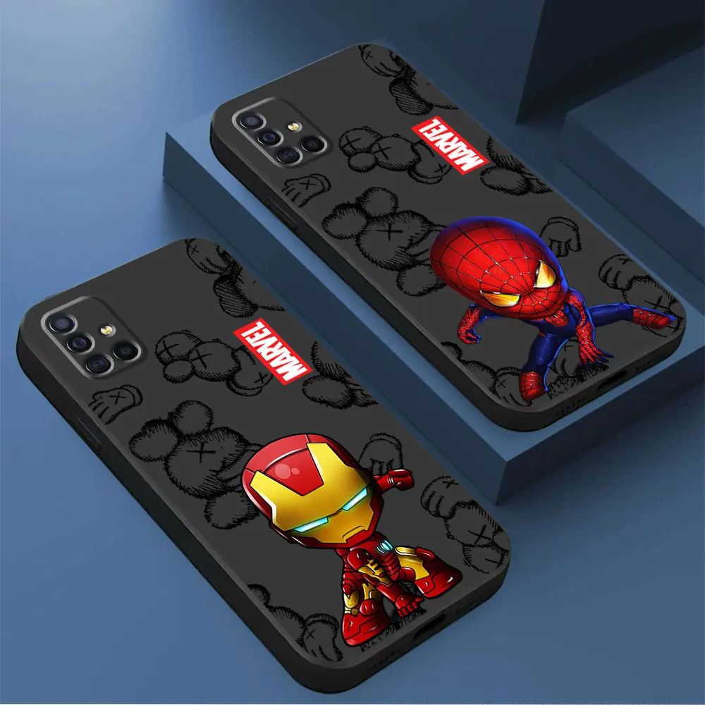 Etui Marvel Ironman Spiderman na jad Samsung Galaxy A50 A10s A70 A54 A34 A24 A10 A03 Core A04 A03s A04s A40 A20e A02