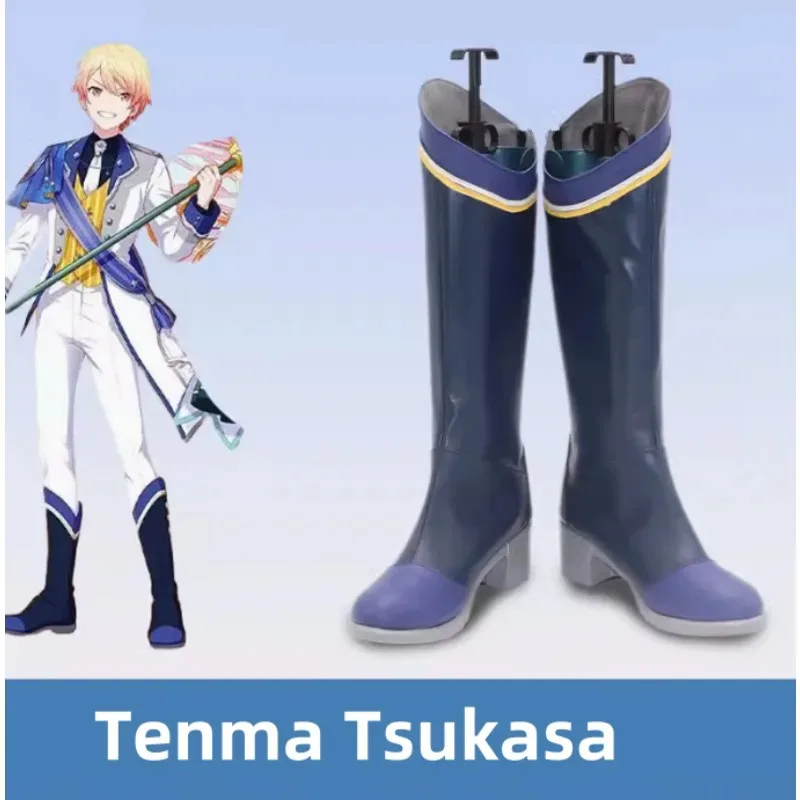 Bear's Home Project Sekai الملونة المرحلة Tenma Tsukasa تأثيري هالوين لعب الأدوار أحذية رجل صبي أنيمي كوميك Ex جديد 2025