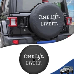 Car Spare Wheel Tire Cover Pouch Protector with Back-up Camera for Jeep Wrangler JL 2018-2024 PU Leather Exterior Accessories