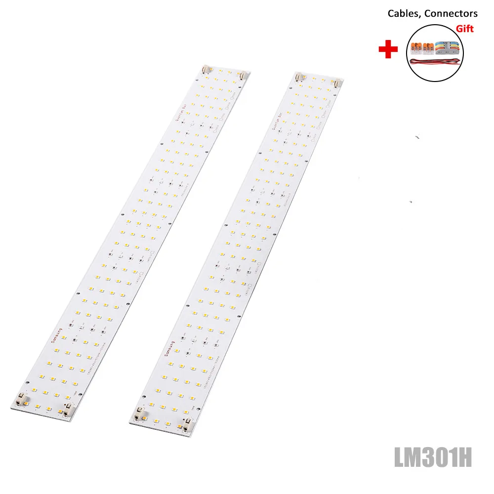 2pcs Original Samsung LM301H QB128 Quantum Led Light Bar 3000K 3500K 5000K 6500K Full Spectrum Grow Strip Lamp Board (PCBA ONLY)