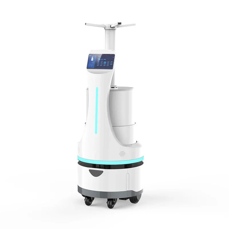 Spray Sterilize Robot Atomizer Remote Controlling Smart Atomizing Automatic Navigation Disinfecting Robot For Hospital