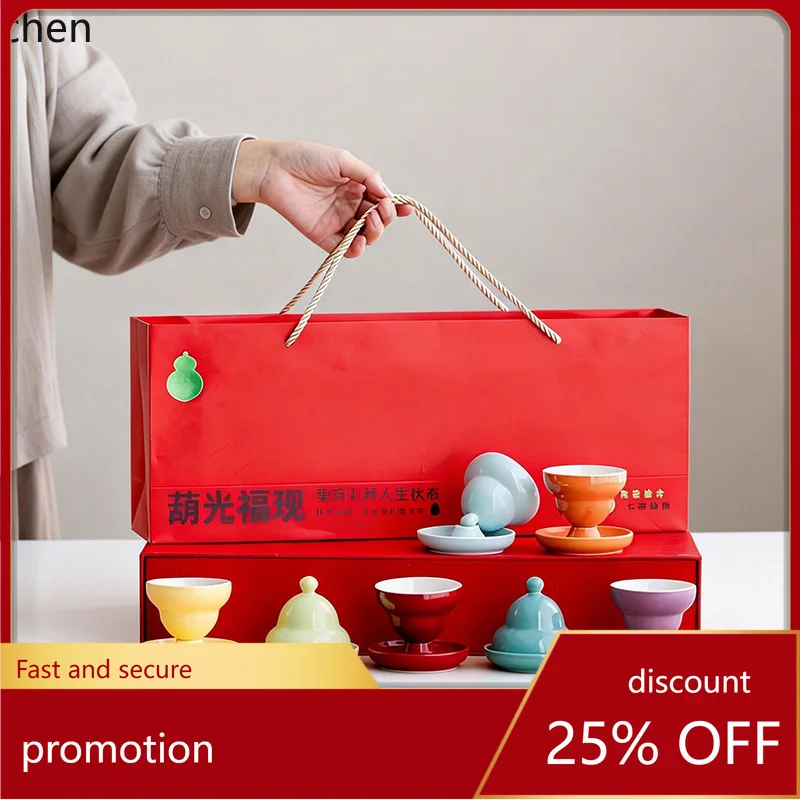 

ZML New Ceramic Cup and Saucer Kung Fu Tea Cup Personal Tea Cup Housewarming Gift