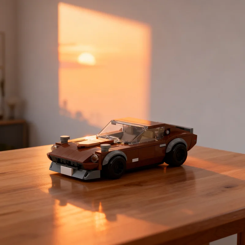 331 шт. MOC Fairlady 240Z Nissan Datsun Street Custom City Champions Модель строительных блоков Рождественский подарок Игрушка Конструктор DIY