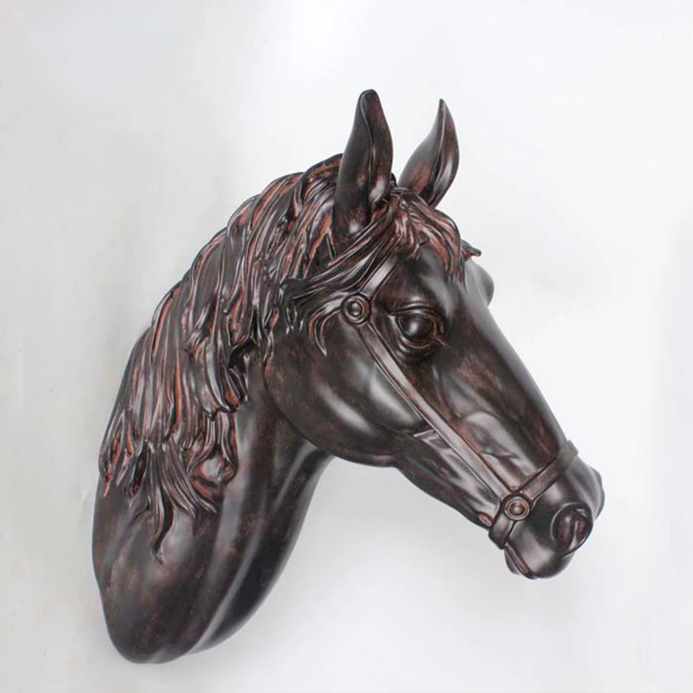 Metal casting bronze horse statue home decorating piece crafts sculpture