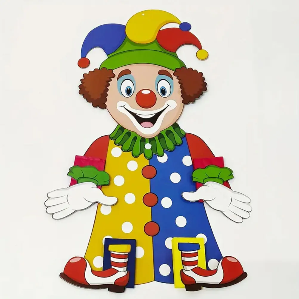 

2Pcs Paper Clown Carnival Hanging Decorations Colorful Circus Theme Party Supplies Funny Cute Hanging Clown for Birthday