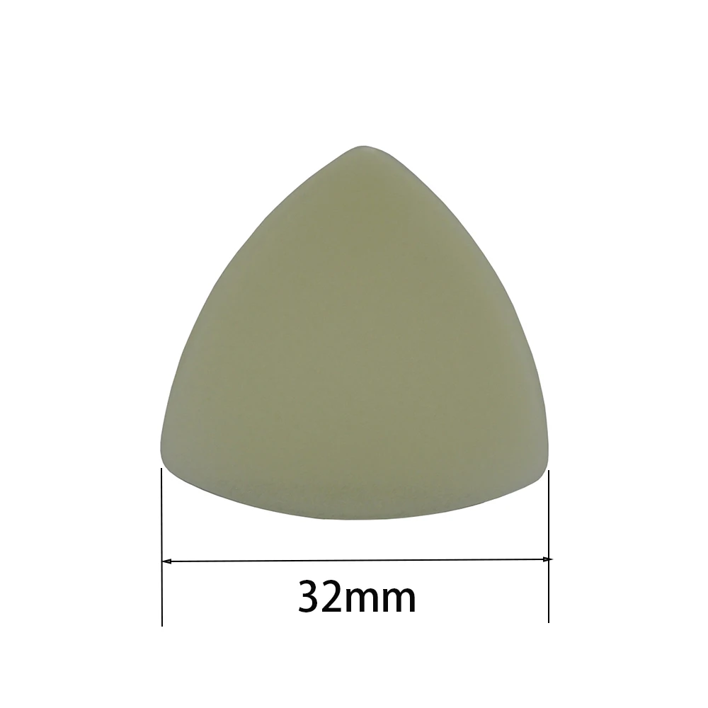 Lots of 50pcs Big Rounded Triangle Celluloid Guitar Picks Glow in the Dark 0.71mm 0.96mm