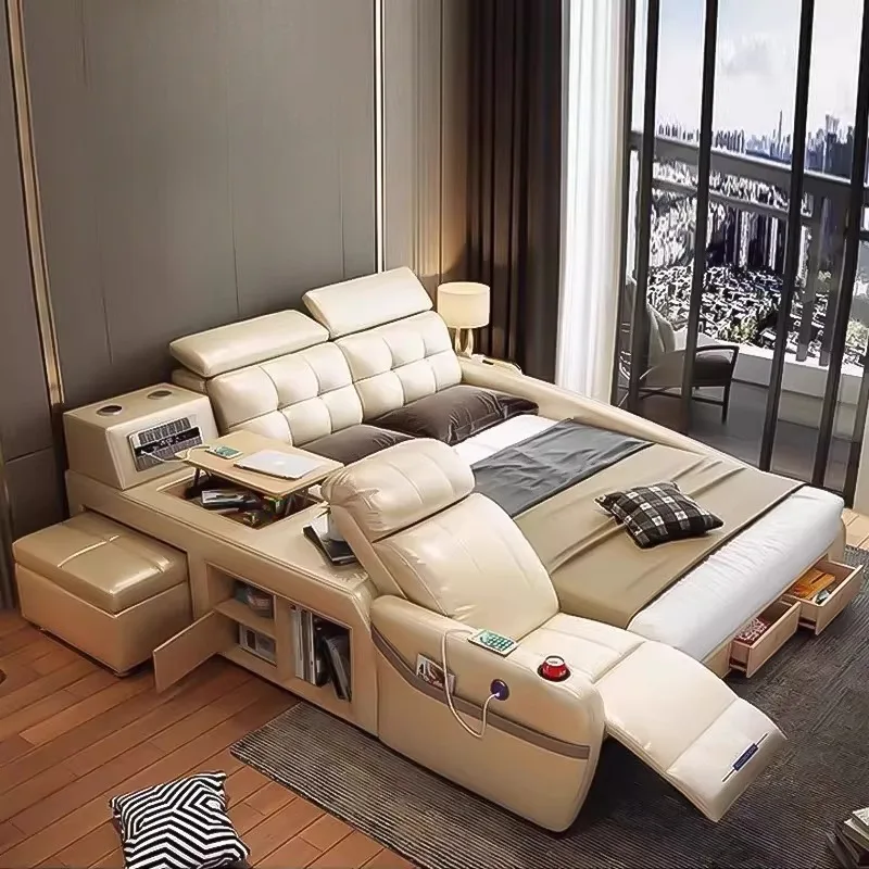 Modern Queen Bed Fr… - image