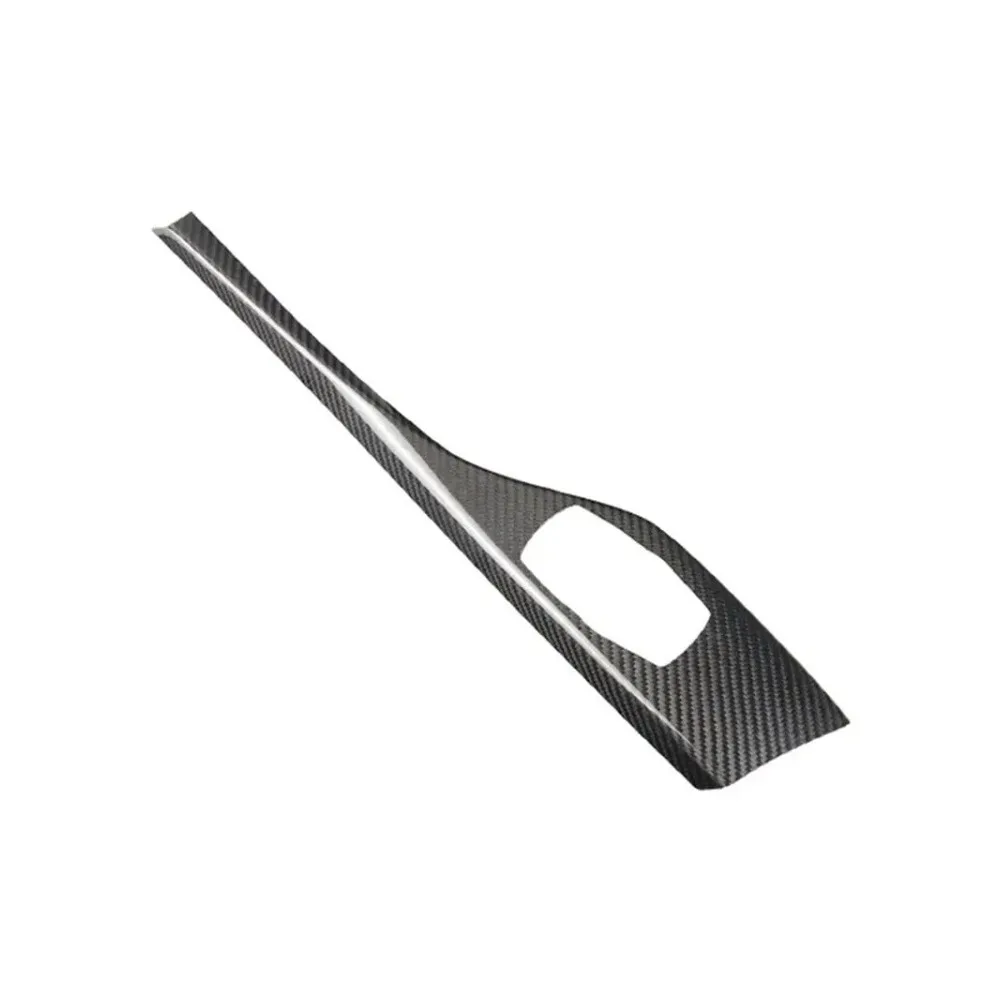 ZF-S NUEVO - Fibra Carbono Real para BMW Serie 1 2 F20 F21 F22, Accesorios, Adhesivo, Cubierta para Panel Perilla Multimedia