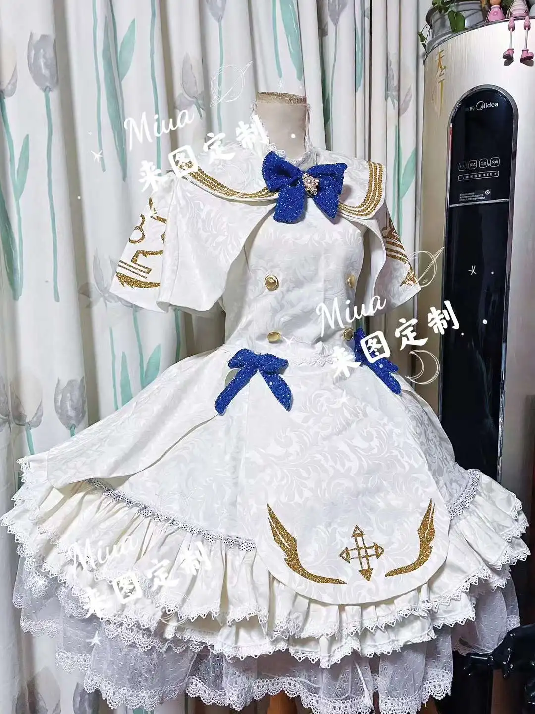 

COS-HoHo [Customized] Blue Archive Misono Mika Game Suit Gorgeous Dress Uniform Cosplay Costume Halloween Party Role Play Outfit