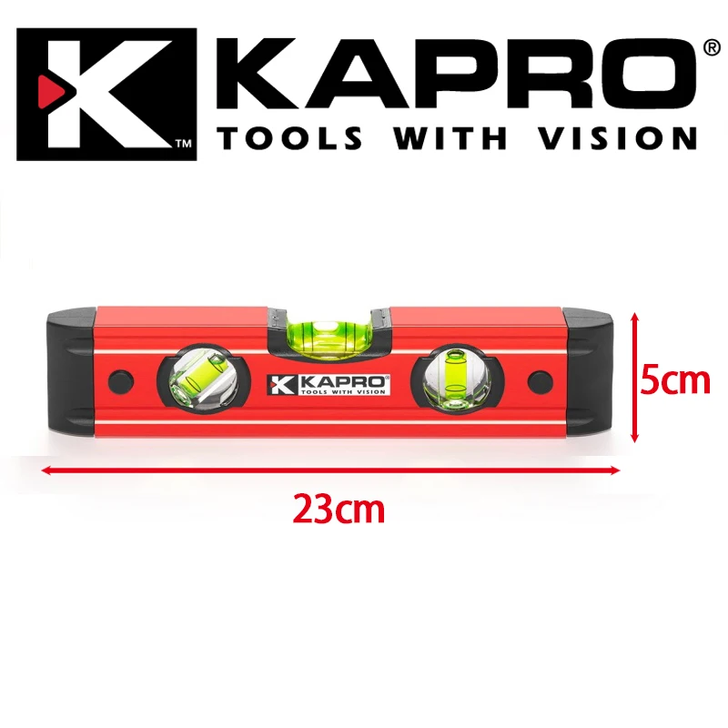 KAPRO aleación de aluminio engrosada de alta precisión a prueba de golpes compacto multifuncional fuerte nivel magnético 779