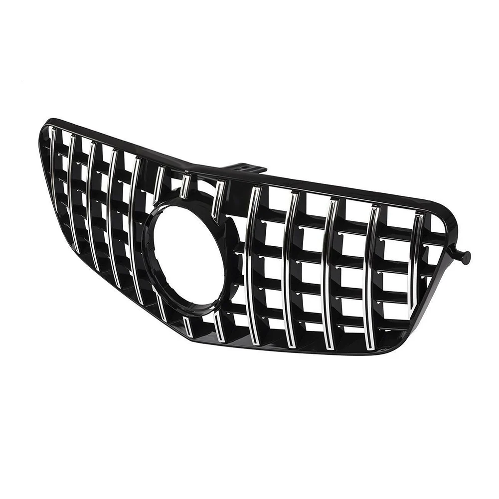 Car Front Bumper Grille GTR Style Grill Accessories For Mercedes-Benz E-Class W212 E200 E300 E350 E500 E550 2010 2011 2012 2013