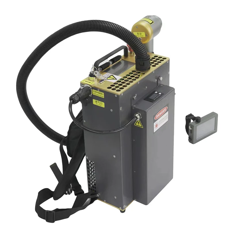 Rugzak Fiber Laser Roest Remover 100W 200W 300W Laser Reinigingsmachine