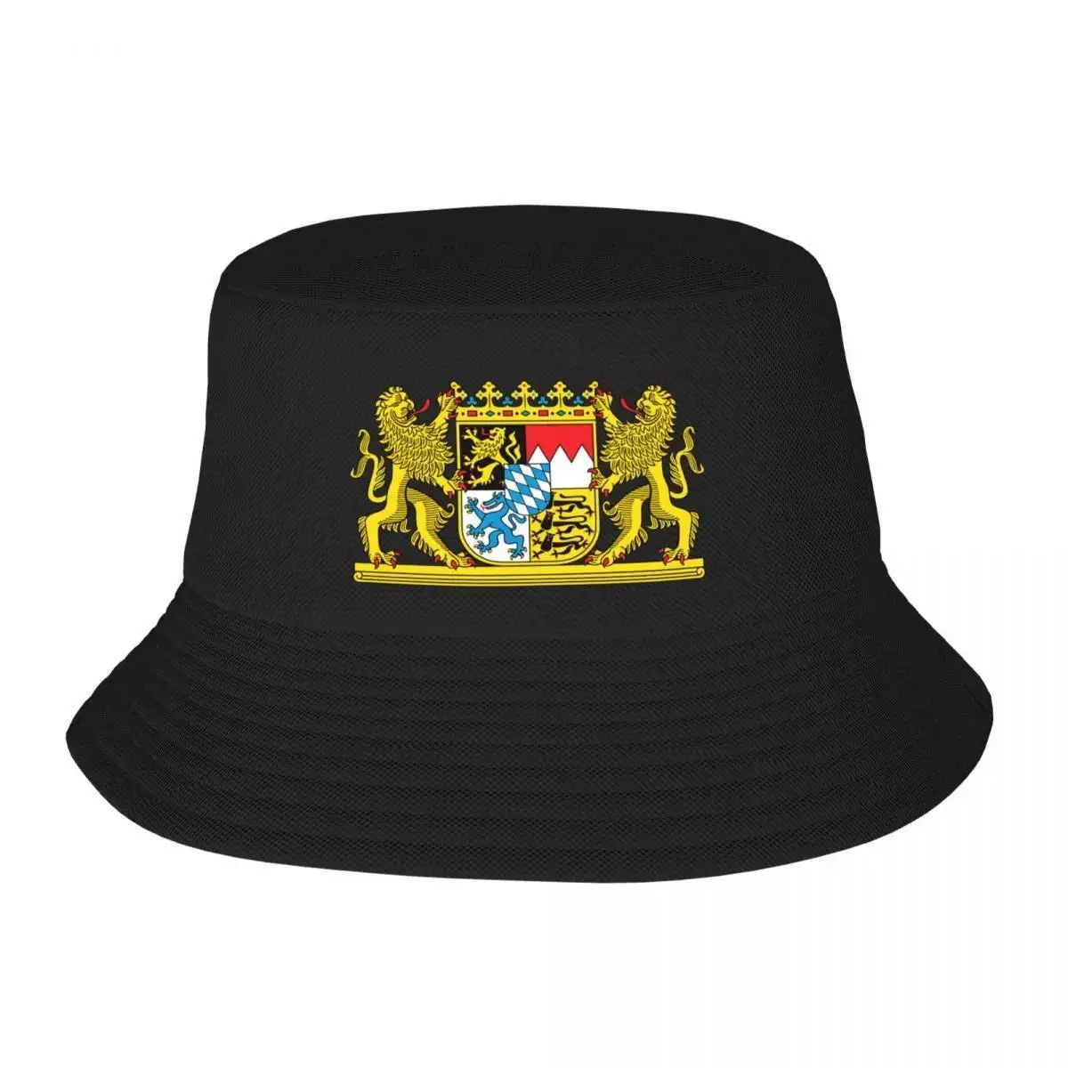 

2025 New Bavaria Coat Of Arms Bucket Hat Beach Outing Hip Hop Western Hat Men's Caps Women's