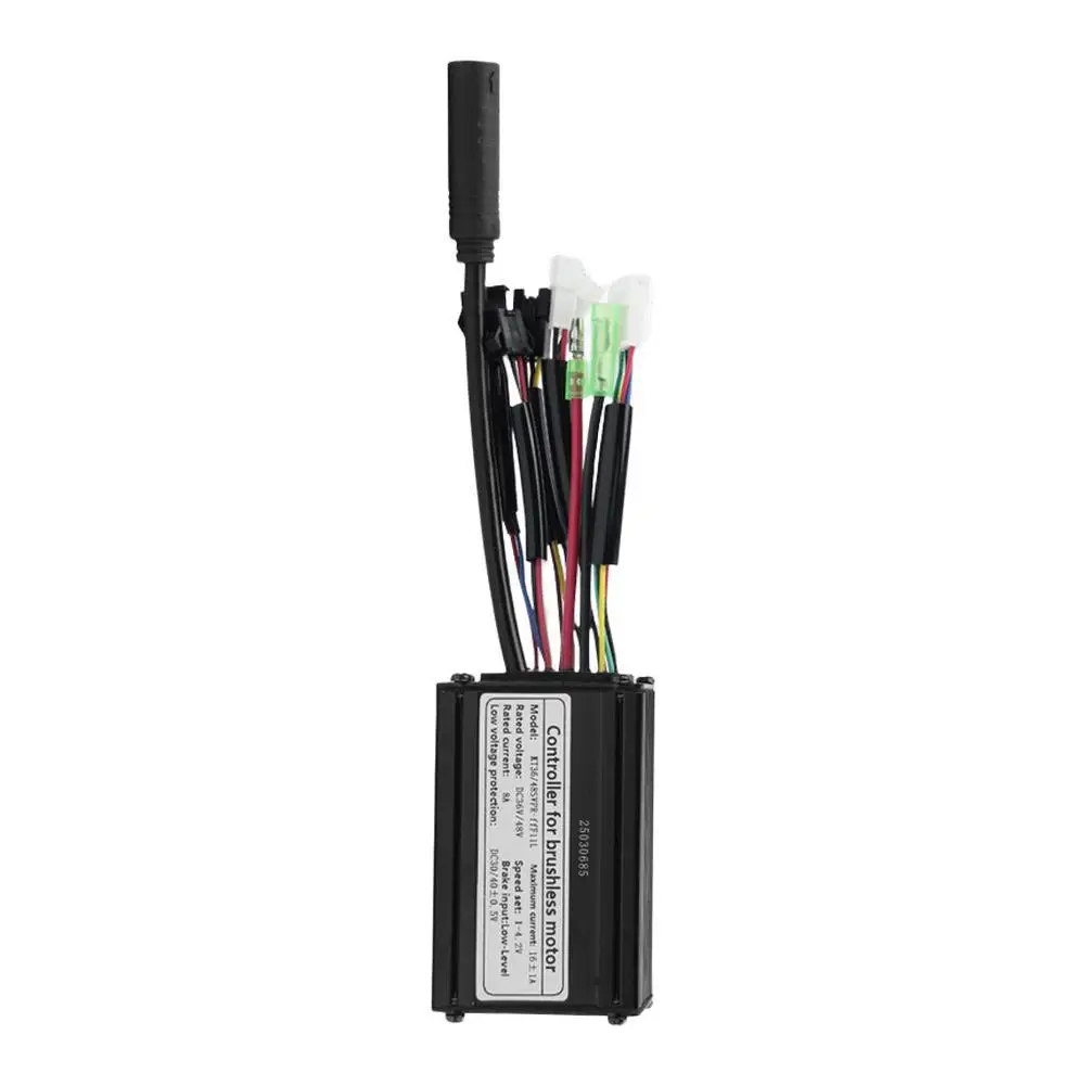 

16A Brushless Sine Wave Controller for 36V/48V Ebike with Lamp Wire for 250W/350W Motors Compatible with For KT