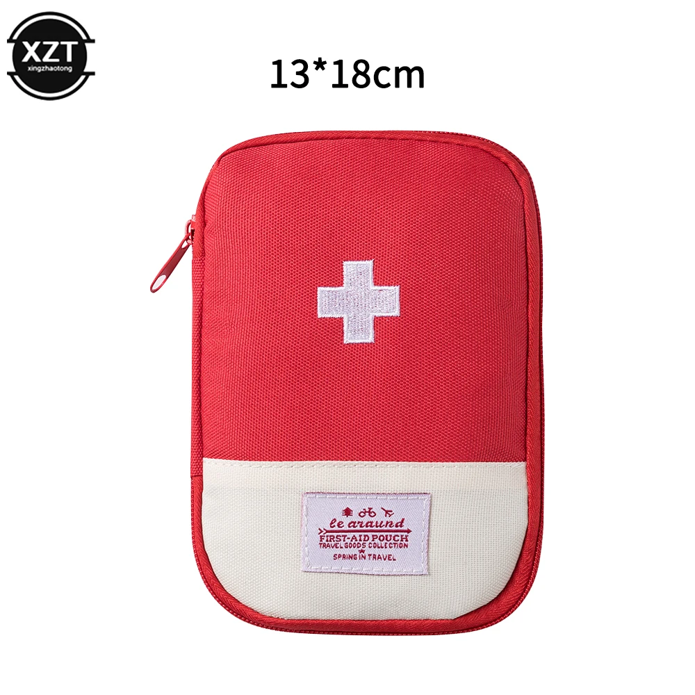 Portable Medicine Bag First Aid Kit Medical Emergency Kit Organizer Outdoor Travel Household Medicine Pill Storage Treatment Bag