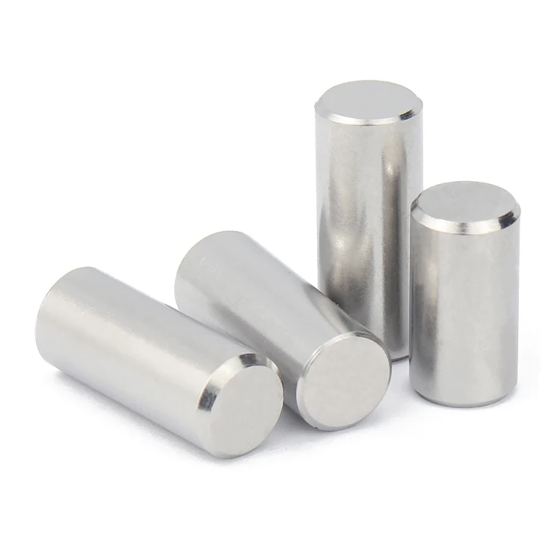 GB119 M1 M2 M3 M4 M5 M6 M8 M10 M12 Dowel 304 Stainless Steel Solid Cylindrical Pins Supply Non-Standard Size Locat Parallel Pin