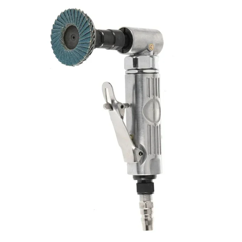 Poratble Mini 1/4 Air Angle Die Grinder 90 Gradi Pneumatico Rettifica Lucidatrice Mulino Macchina Per Incidere con Dischi Abrasivi Kit di Strumenti