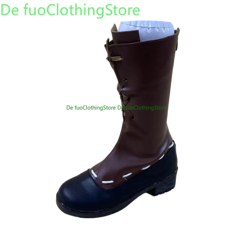 Defuo Identity V Gardener Emma Woods Cosplay Shoes Anime Convention ﻿   أحذية وأحذية لعب الأدوار من الرسوم المتحركة لحفلات الهالوين