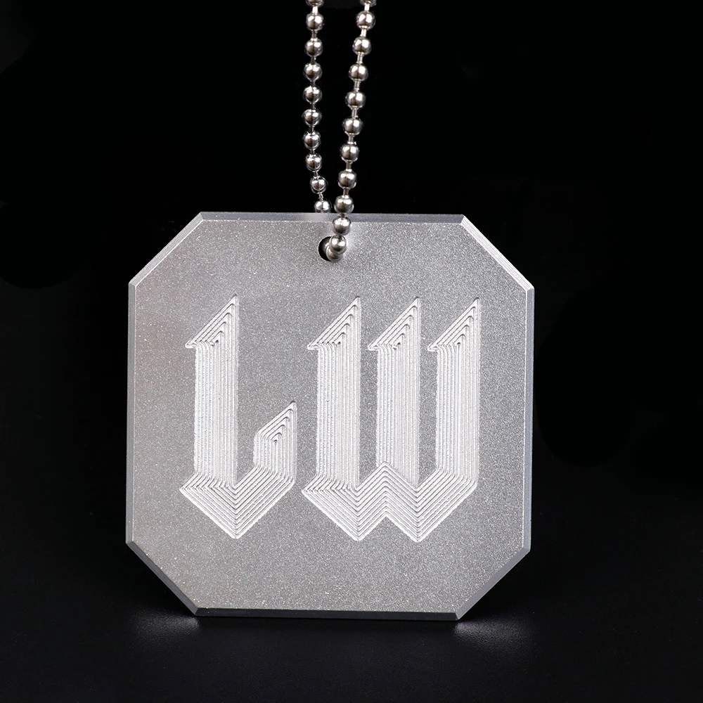 LW Emblem Auto Schaltknauf Tag Schlüsselanhänger Innenraum Metallabzeichen