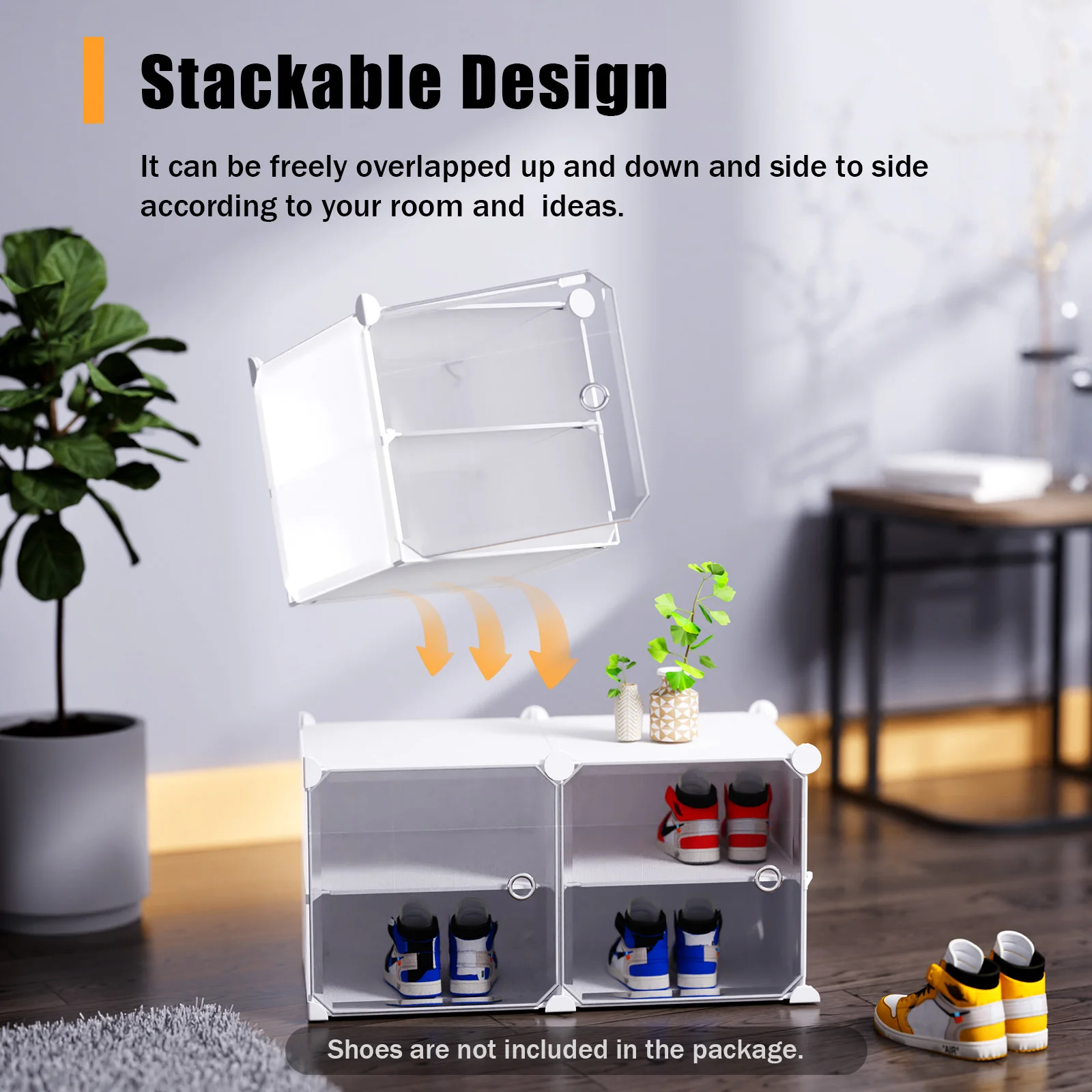 Multi-layer Large Shoe Cabinet Rack Waterproof Dust proof Shoes Stand Storage Organizer Free Standing Space
