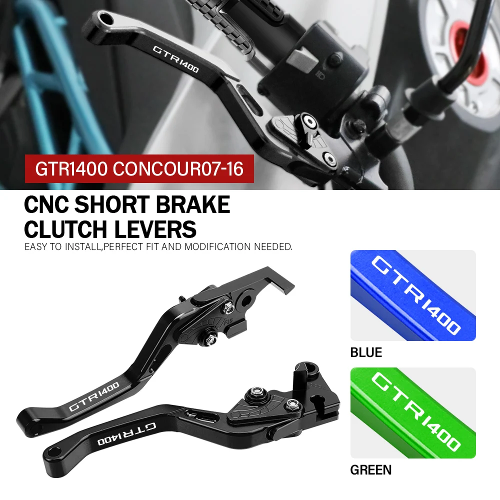 

For KAWASAKI GTR1400 CONCOUR 2007 2008 2009 2010 2011 2012 2013 2014 2015 2016 Motorcycle Adjustable Brake Clutch Levers Handle