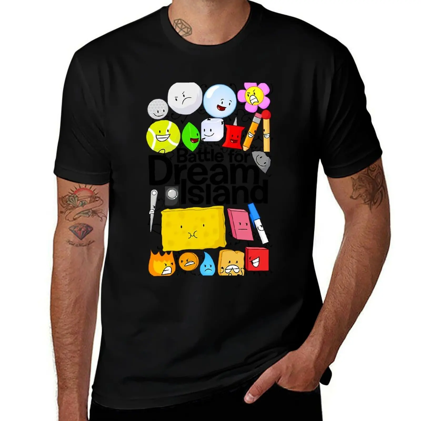 

Battle for Dream Island T-Shirt Quick Dry Sports Short Sleeve Tee
